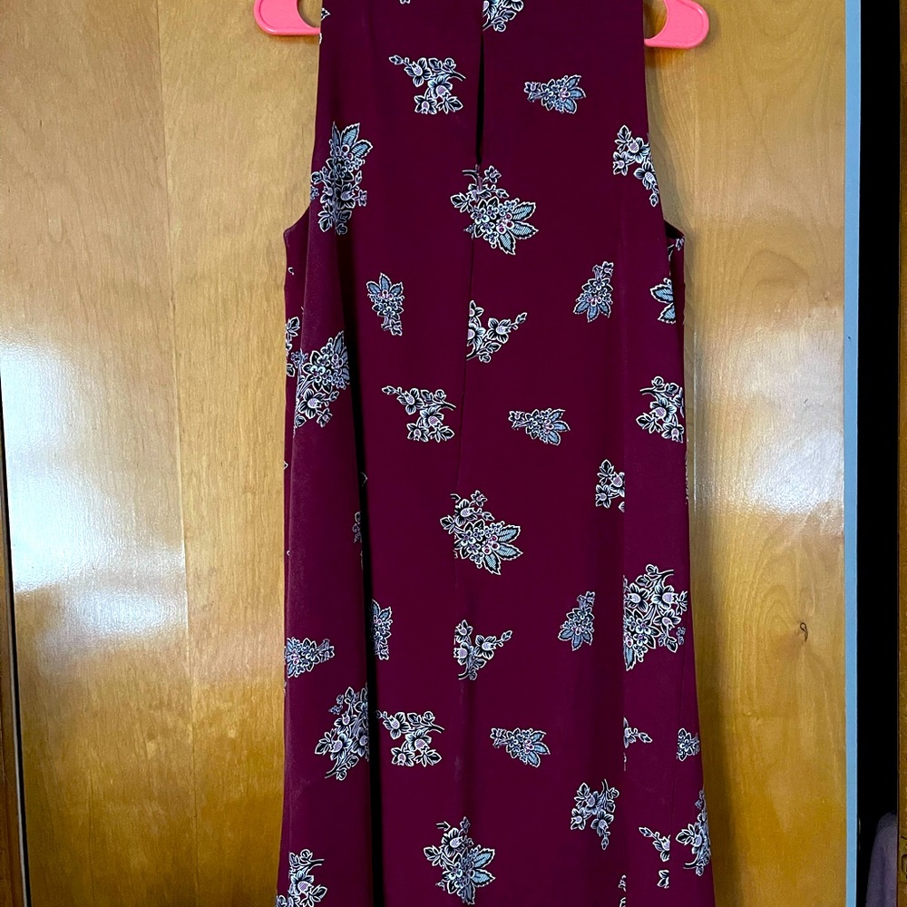 Ann Taylor size 10 burgundy dress